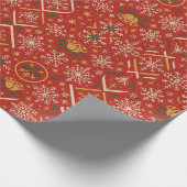 Papier Cadeau Jingle tout le chemin (Coin)