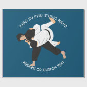 Papier Cadeau Jiu Jitsu Judo Martial Arts Studio (Plat)