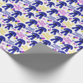 Papier Cadeau Jiu Jitsu Papier d'enveloppement d'anniversaire (Coin)