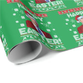 Papier Cadeau Joe Biden Bonne Pâques (Coin rond)