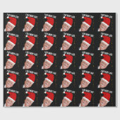 PAPIER CADEAU JOE BIDEN DRÔLE DE NOËL  (Plat)