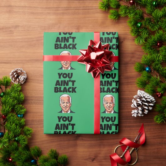 PAPIER CADEAU JOE BIDEN FUNNY CHRISTMAS GIANT WRAPPER PAPIER (Cadeau de vacances)