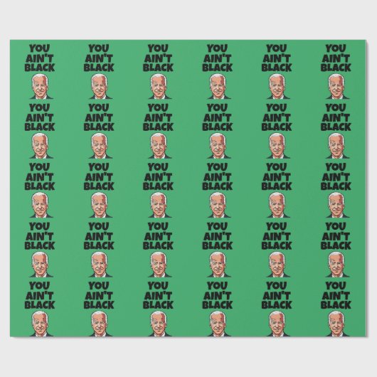 PAPIER CADEAU JOE BIDEN FUNNY CHRISTMAS GIANT WRAPPER PAPIER (Plat)