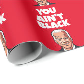 Papier Cadeau JOE BIDEN FUNNY CHRISTMAS Wrapper Paper (Coin rond)