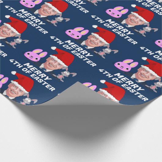 PAPIER CADEAU JOE BIDEN FUNNY CONFUSED CHRISTMAS WRAPPER PAPIER (Coin)