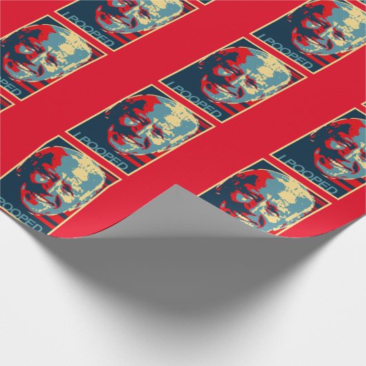 PAPIER CADEAU JOE BIDEN FUNNY I POOPEZE OBAMAIZÉ NOËL WRAPP (Coin)