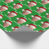 Papier Cadeau Joe Biden Joyeux 4ème De Pâques Vert Noël (Coin)