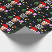 PAPIER CADEAU JOE BIDEN MERRY 4E DE NOËL DE PÂQUES (Coin)