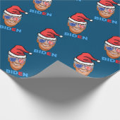 Papier Cadeau joe biden noël santa hat (Coin)
