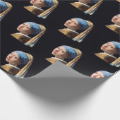 Papier Cadeau JOHANNES VERMEER - Fille avec une boucle d'oreille (Coin)