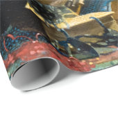 Papier Cadeau Johannes Vermeer - Le Lacemaker (Coin rond)