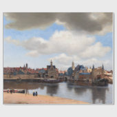 Papier Cadeau Johannes Vermeer - Vue de Delft (Plat)
