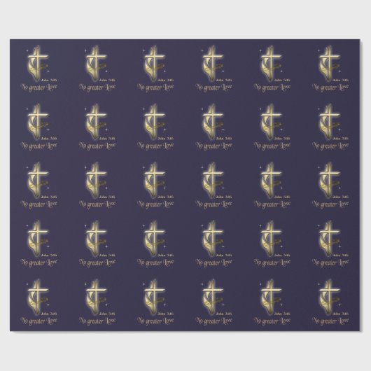 Papier Cadeau John 3:16 (Plat)