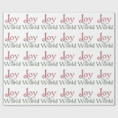 Papier Cadeau Joie au Monde (Plat)
