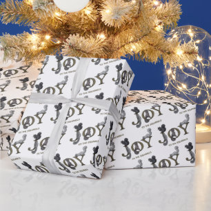 Papier Cadeau Joie aux fêtes des écureuils