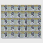 Papier Cadeau 'Joie de beach' (Plat)