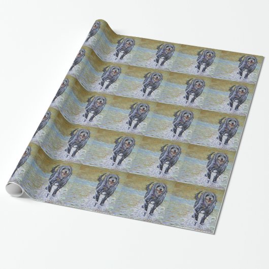 Papier Cadeau 'Joie de beach' (Déroulé)