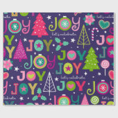 Papier Cadeau Joie de Noël (Plat)