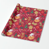 Papier Cadeau Joie de Noël (Déroulé)