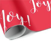Papier Cadeau Joie de Noël ! (Coin rond)