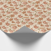 Papier Cadeau Joie de pain d'épice (Coin)