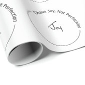 Papier Cadeau Joie et non perfection (Coin rond)