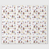 Papier Cadeau Joie hivernale (Plat)