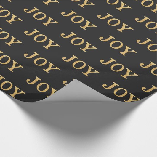 Papier Cadeau JOIE (or) (Coin)