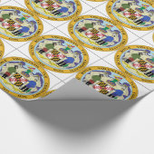 Papier Cadeau Joint d'état du Maryland (Coin)