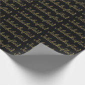 Papier Cadeau Jólabókaflóð Black Christmas Book Flotte (Coin)