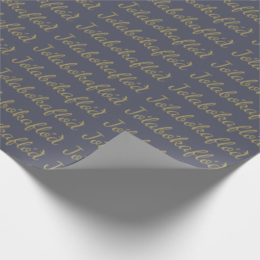 Papier Cadeau Jólabókaflóð Gris ardoise Noël Livre Inondation (Coin)