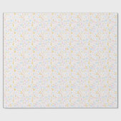 Papier Cadeau Joli ABC Alphabet Motif Baby shower pastel (Plat)