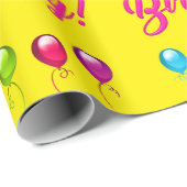 PAPIER CADEAU JOLI ANNIVERSAIRE (Coin rond)