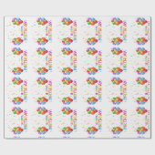 PAPIER CADEAU JOLI ANNIVERSAIRE (Plat)