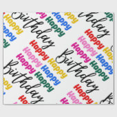 PAPIER CADEAU JOLI ANNIVERSAIRE (Plat)