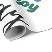 PAPIER CADEAU JOLI ANNIVERSAIRE (Coin rond)