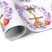 Papier Cadeau Joli anniversaire pour les garçons (Coin rond)