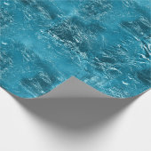 Papier Cadeau Joli Aqua Crinkle (Coin)