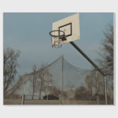 Papier Cadeau Joli basket-ball (Plat)