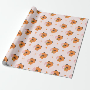 Papier Cadeau Joli Berger Allemand romantique
