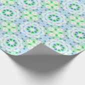 Papier Cadeau Joli Bleu Vert Bébé Anniversaire de enfant Star ma (Coin)