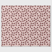 Papier Cadeau Joli Blush Rose Ladybug Love Bug & Red Heart Kids (Plat)