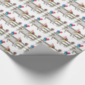 Papier Cadeau Joli Boer Chèvre Enfant Anniversaire (Coin)