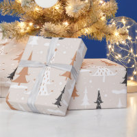 Joli Boho rose Brown Noël Arbres