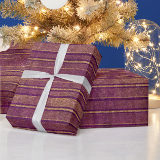Papier Cadeau Joli Brûlé Orange Bourgogne Distresses