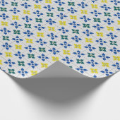 Papier Cadeau Joli carreaux de Lisbonne ou motif azulejo (Coin)