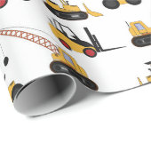 Papier Cadeau joli carrelage de construction (Coin rond)