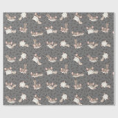 Papier Cadeau Joli Cartoon Glider à sucre (Plat)