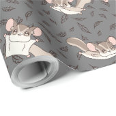 Papier Cadeau Joli Cartoon Glider à sucre (Coin rond)