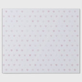 Papier Cadeau Joli Coeur Lilac (Plat)
